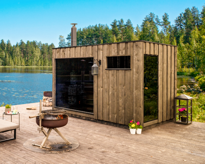 Sauna Cube Panorama Harvia