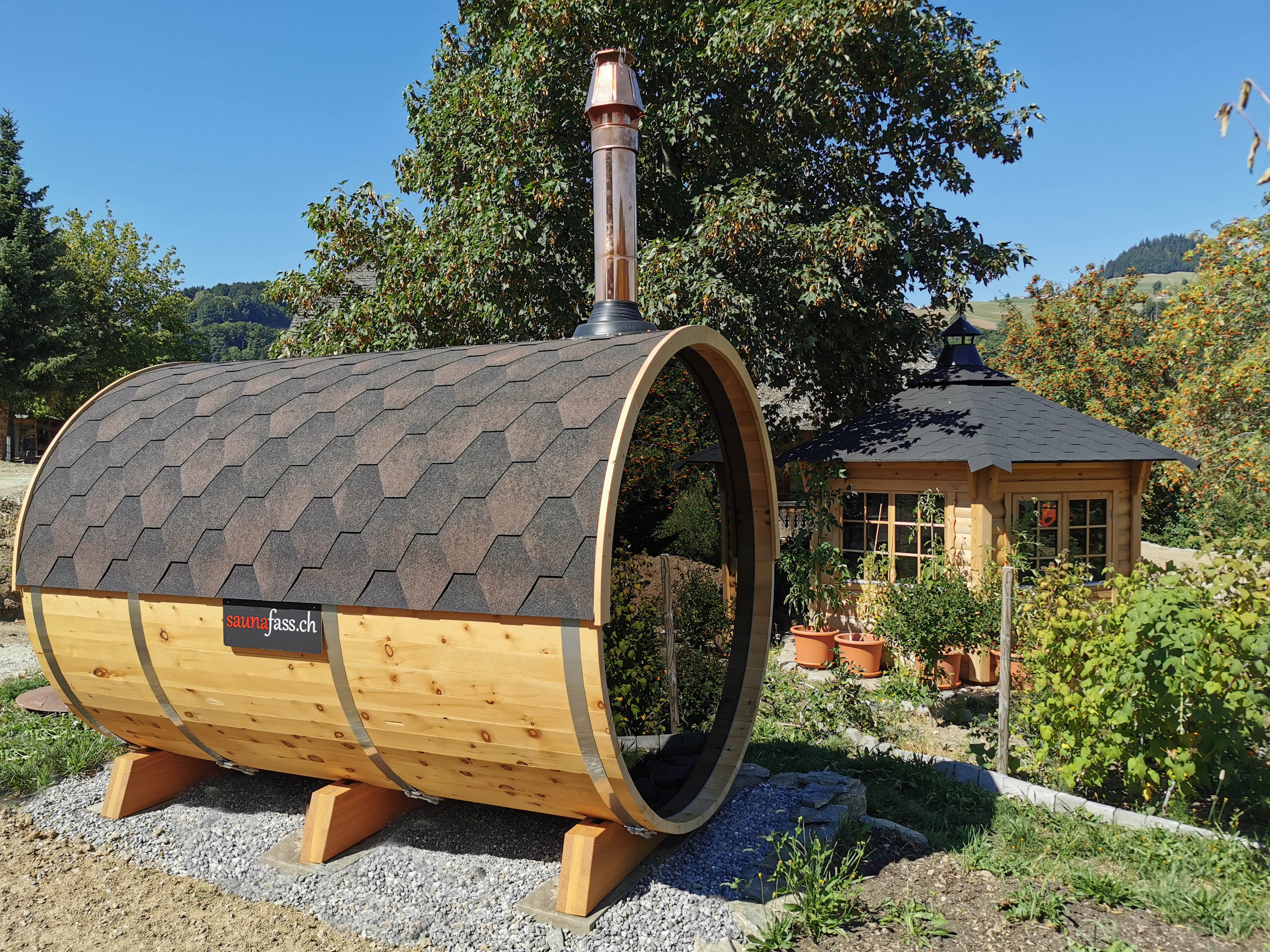 Arvensauna Fasssauna Schweiz